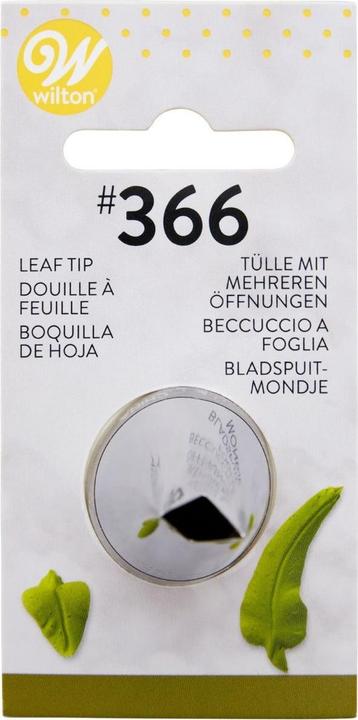 Decorating Tip 366 Piping Nozzle For Leaves 366 Leaf Decorating Tip