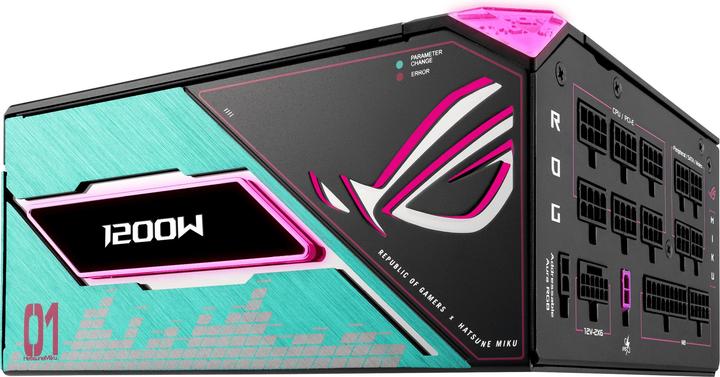 Actual product image ASUS ROG Thor Platinum III Hatsune Miku Edition (1200 W)