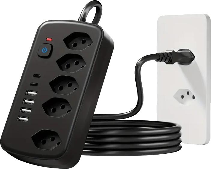 Produktbild PhoneLook 11-in-1-Steckdosenleiste (11 x, USB-A, USB-C)