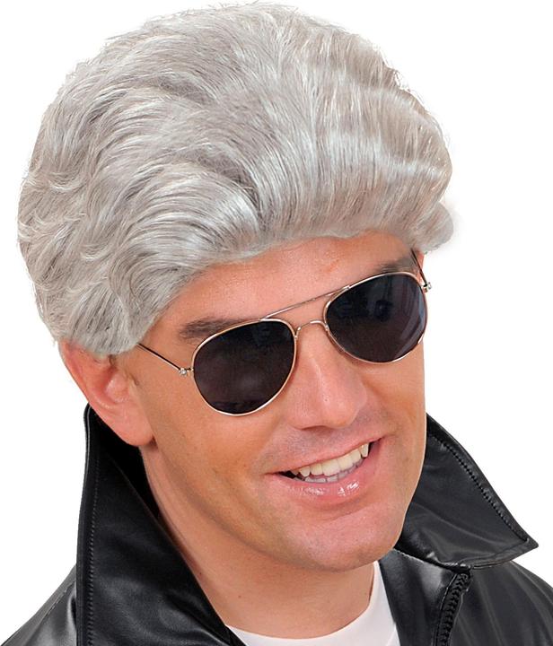 Produktbild Widmann Perücke Danny Grease Grau