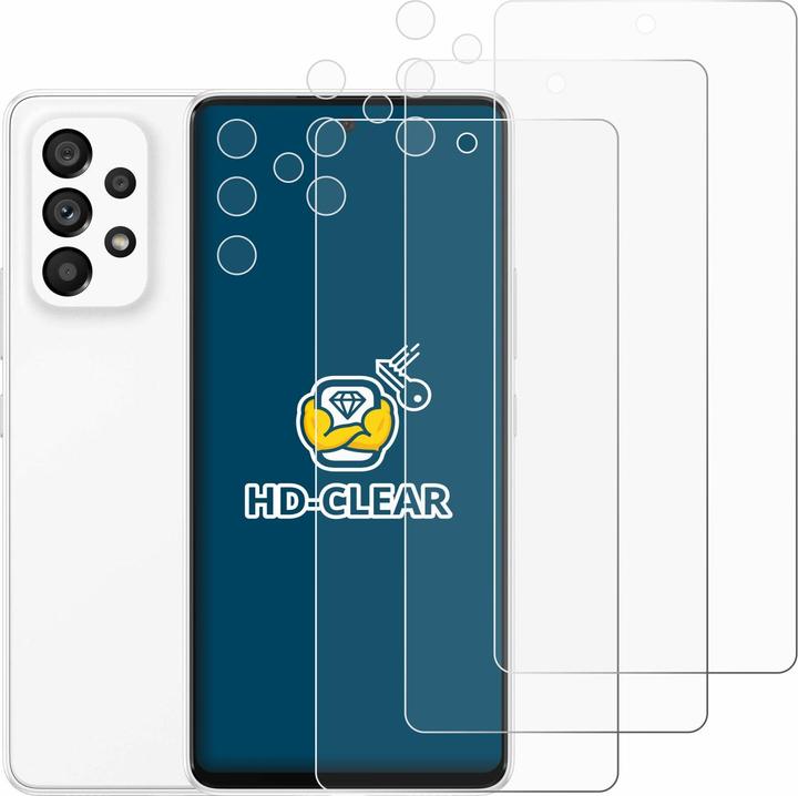 Produktbild BROTECT Schutzfolie Displayschutz Displayschutzfolie Folie Klar Transparent (6 Stück, Samsung Galaxy A53 5G)