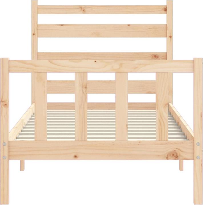 Produktbild VidaXL Bett mit Kopfteil (100 x 200 cm)