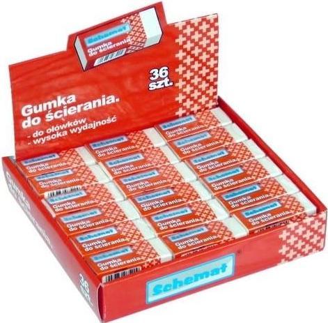 Actual product image Schemat Radiergummi (36 Stück)