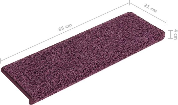 Immagine prodotto vidaXL Treppenmatte (65 x 21 cm)