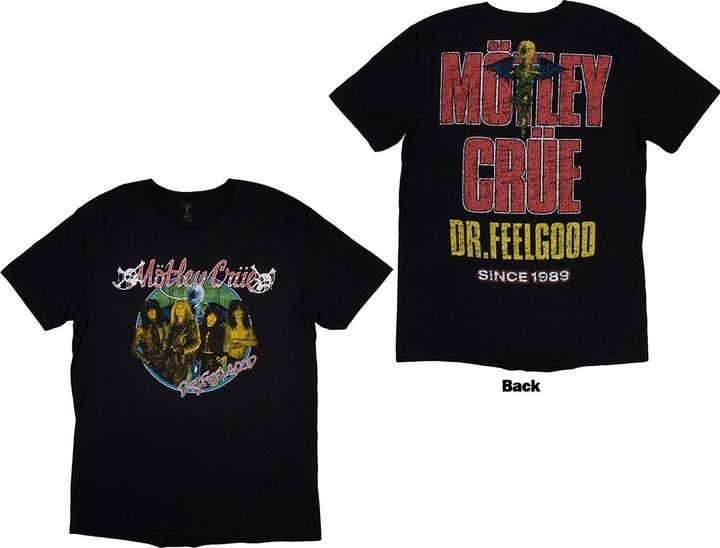 Produktbild Motley Crue Dr Feelgood Circle Photo Back Print (XXL)