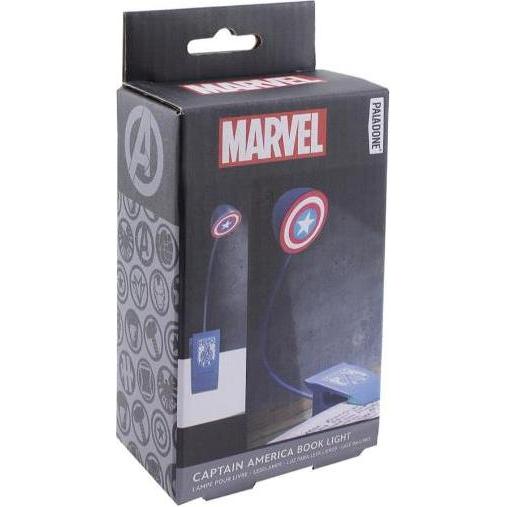 Paladone Products, Lampada da tavolo, Lampada Marvel Captain America Book