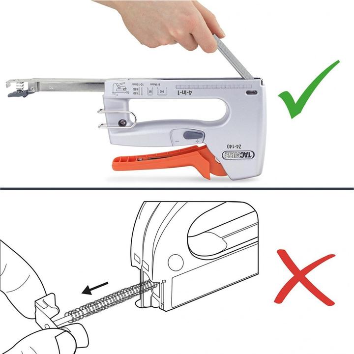 Actual product image Tacwise Z4-140 Heavy-duty 4-in-1 Staple / Nail Gun