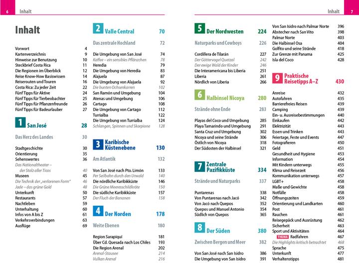 Nutritional values and ingredients Reiseführer Costa Rica