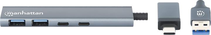 Immagine prodotto Manhattan Hub combo USB 3.0 Tipo-C / Tipo-A a 4 porte 2x2 (USB-A, USB-C, 4 porte)