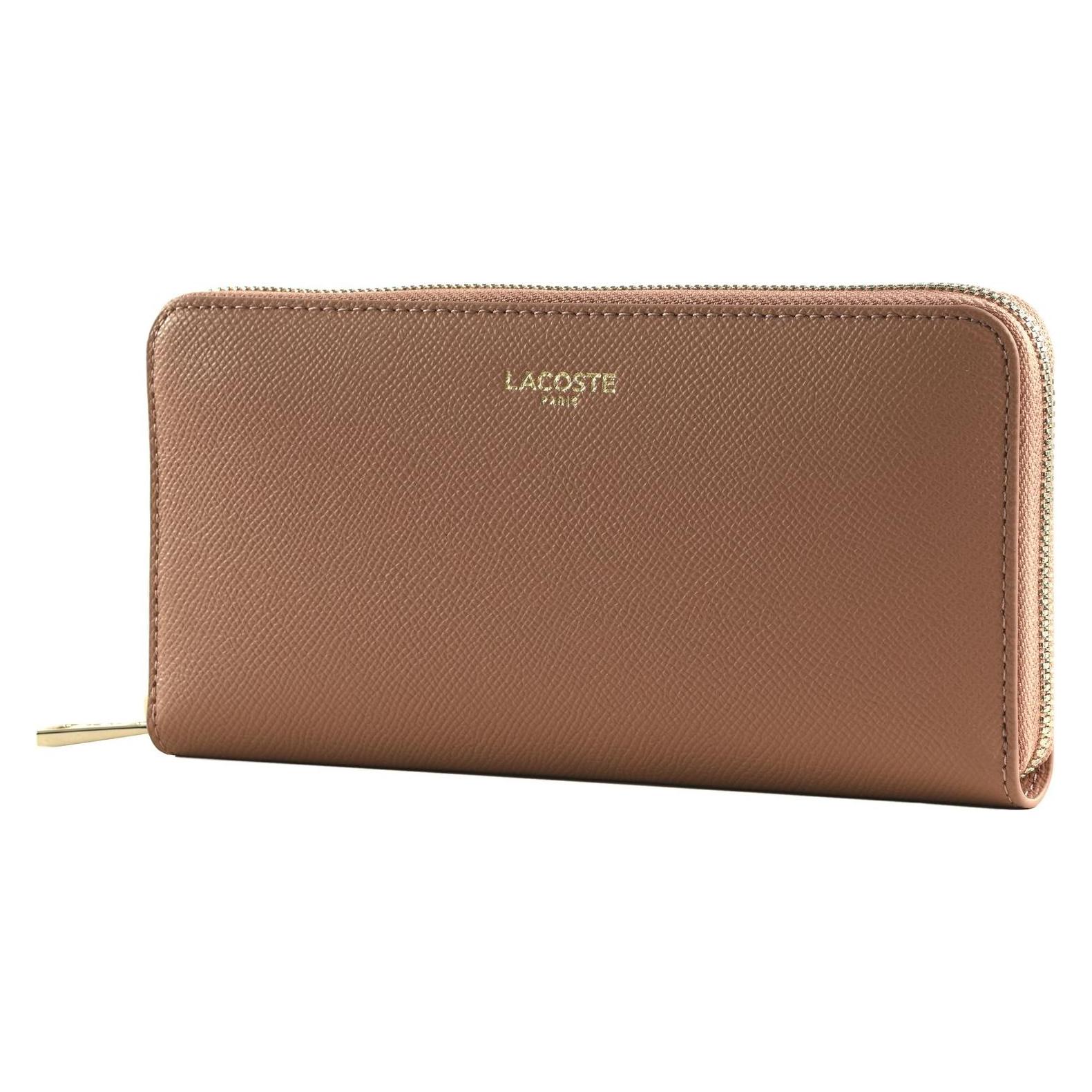 Lacoste, Damen, Portemonnaie, Zip Wallet, Rosa