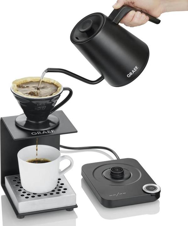Actual product image Graef GK502EU Kettle Overheat protection Black (matt) (0.90 l)