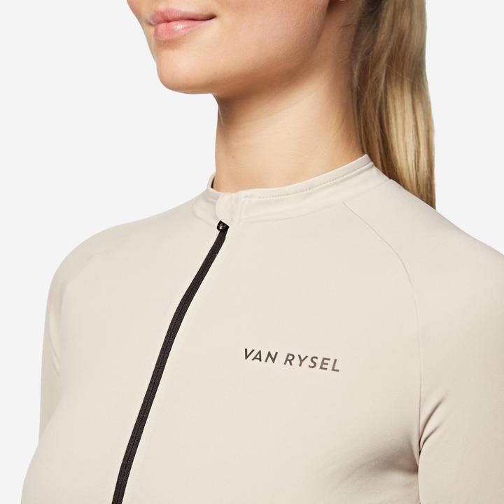Image du produit Van rysel Maillot vélo route manches courtes été regular femme - beige (XL)