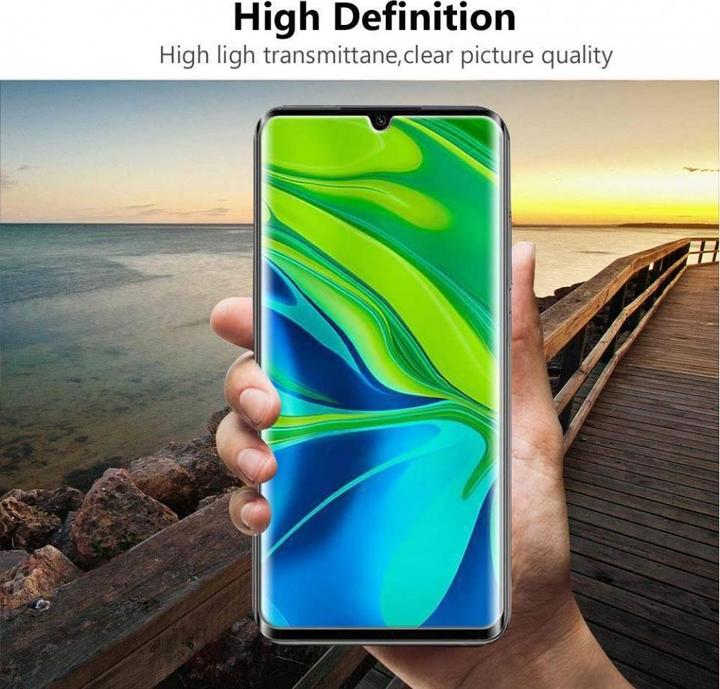 Produktbild Screenguard Xiaomi Mi Note 10 Panzerglas Schutzfolie Case Friendly Design (1 Stk., Xiaomi Mi Note 10)