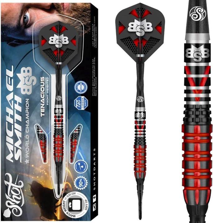 Image du produit Shot! Michael Smith Tenacious Softtip (18 g)