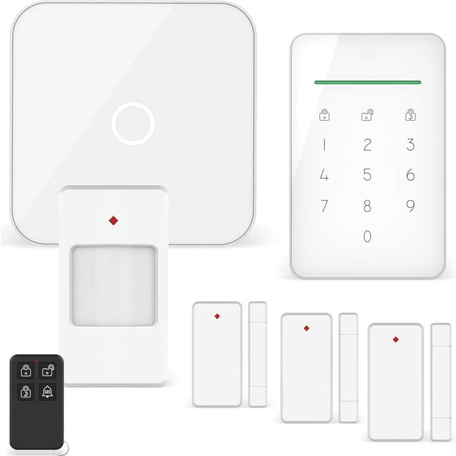 Elro AS90S Home+ Slim Draadloos Alarmsysteem Wifi GSM Functie Als Beste ...
