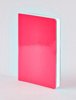 Actual product image Nuuna Candy S, neon pink (15 x 10.8 cm, Dotted, Soft cover)