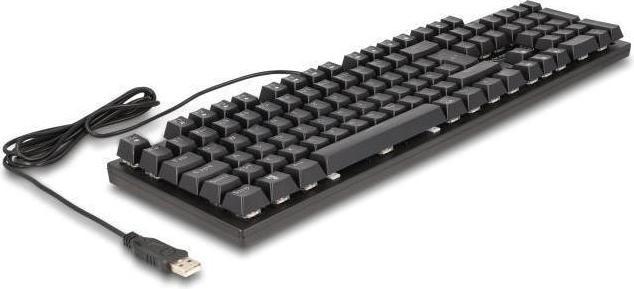 Actual product image Delock Mechanical USB gaming keyboard wired 1.6 m s (DE, Cable)