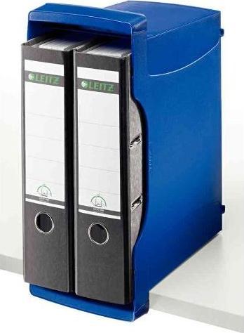 Actual product image Leitz Mini file suspension file box Plus, black made of polystyrene, stackable, low front, with carrying (A4)