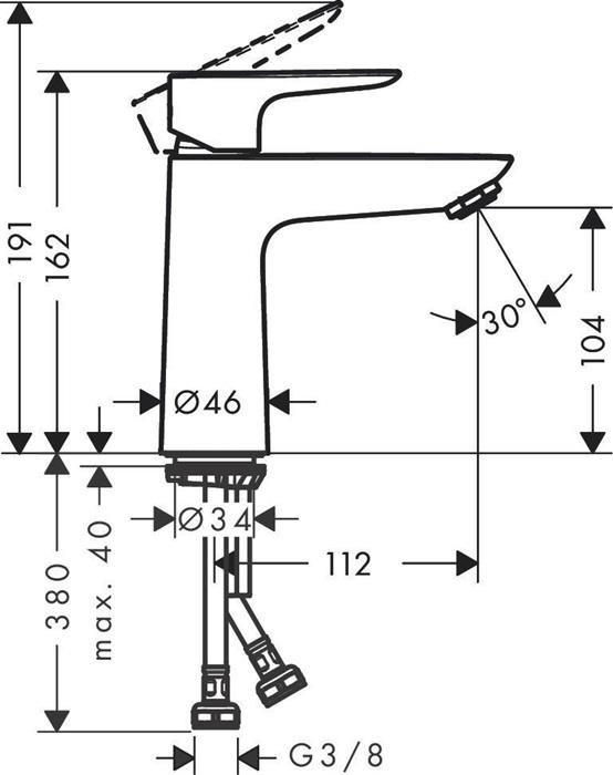 Immagine prodotto hansgrohe Talis E Cromo