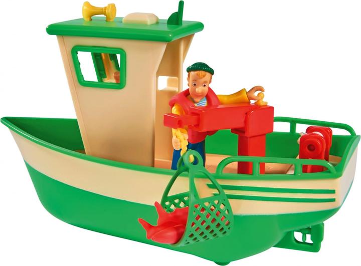 Actual product image Simba Sam Charlie's fishing boat with figure