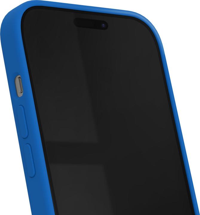 Actual product image iDeal Of Sweden Designer Silicone Cover Cobalt Blue (Apple iPhone 15 Plus)