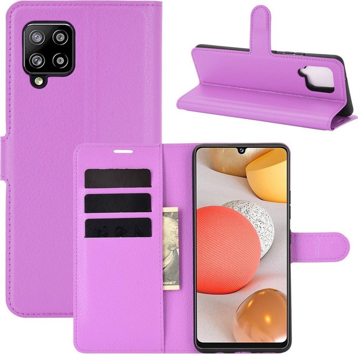 Immagine prodotto Cover-Discount Galaxy A42 - Custodia in pelle viola (Samsung Galaxy A42 5G)
