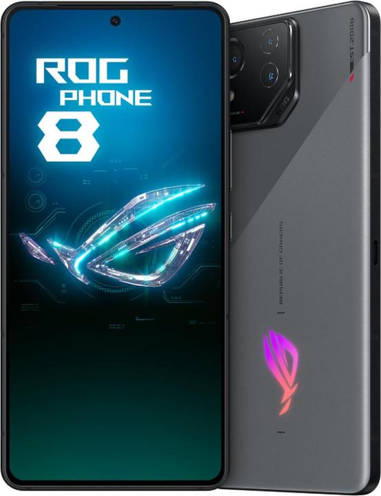 Actual product image ASUS ROG Phone 8 (256 GB, Rebel Grey, 6.78", Dual SIM, 5G)