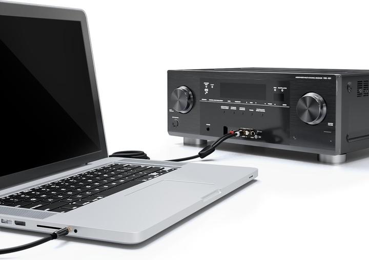 Actual product image deleyCON Audio Cable - 3,5mm (0.50 m, AUX cable, Cinch Cables)