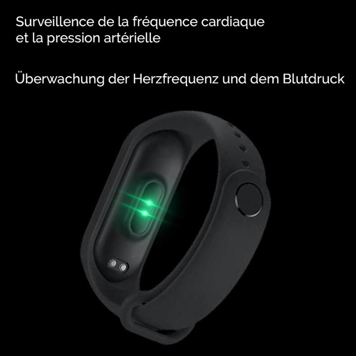 Actual product image PhoneLook Active Fitness Tracker M5 Bracelet sportif intelligent Montre connectée Bluetooth
