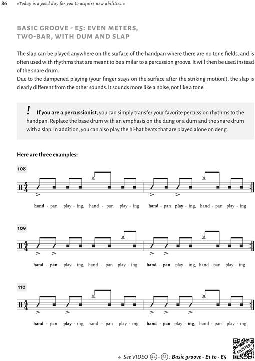 Image du produit Handpan - Learning by Playing (Anglais, Éditions musicales HAGE, 2020)