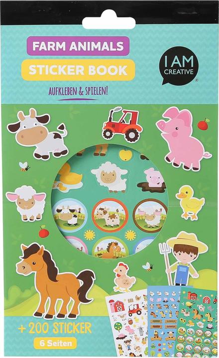 Actual product image I Am Creative Sticker book (200 Sticker)