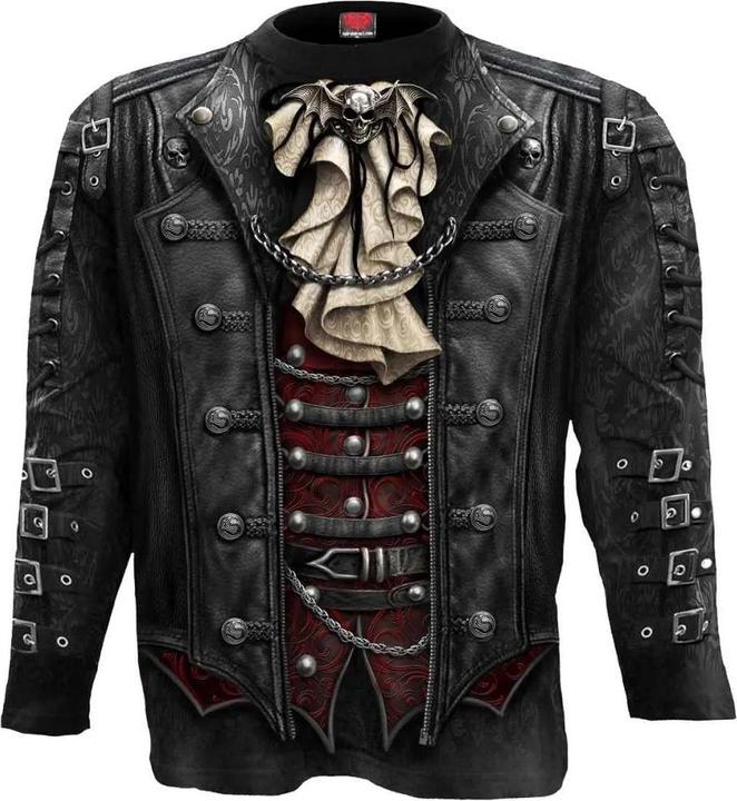 Produktbild Spiral Goth Wrap TShirt Langärmlig (4XL)