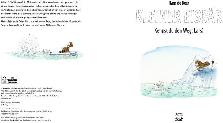 Actual product image Kleiner Eisbär - Kennst du den Weg, Lars? (German, Hans de Beer, 2022)