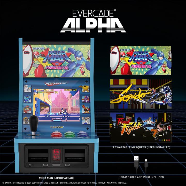 Produktbild Blaze Evercade Alpha Mega Man Bartop Arcade