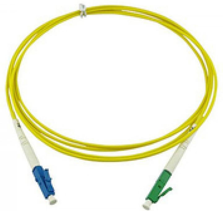 BlueOptics Câble de brassage fibre optique Simplex LC-UPC/LC-APC monomode 0,5 mètre (0.50 m)