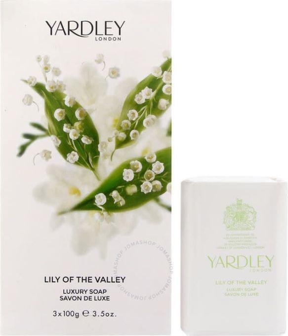 Image du produit Yardley Lily of The Valley by London 3 x 104 ml Savon 104 ml (Savon liquide, 104 ml)