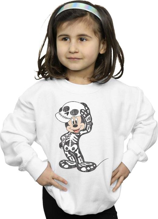 Produktbild Disney Mickey Mouse Skeleton Sweatshirt Mädchen (128)