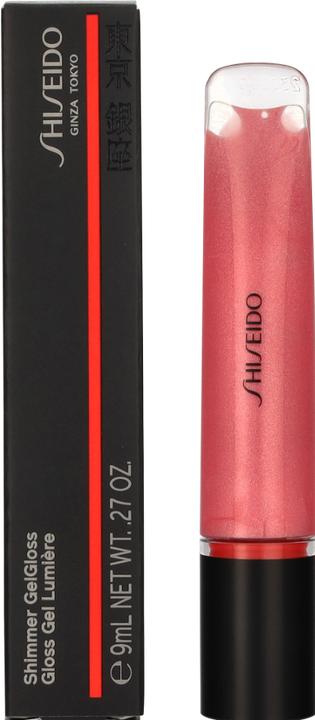 Actual product image Shiseido gel gloss (04 Bara Pink)