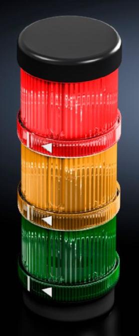 Actual product image Rittal 2372101 3-fold LED for tube SG Signal tower