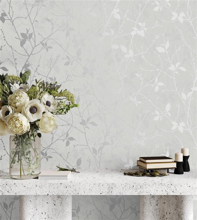 Productafbeelding Boutique Wallpaper, white/grey