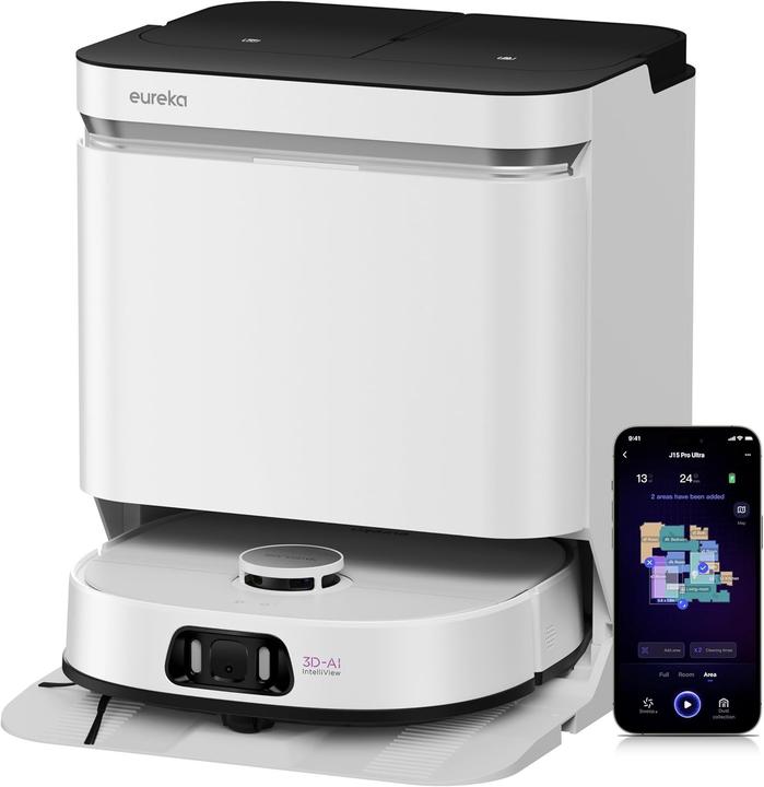 Eureka J15 (16200 Pa, Torchon d'essuyage)