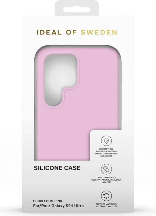 Image du produit iDeal Of Sweden Étui en silicone - Bubble Gum rose (Samsung Galaxy S24 Ultra)