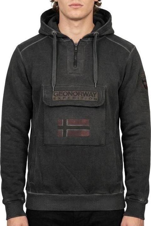 Image du produit Geographical Norway Gymclass – Sweatshirt mit Batik-Aufnäher (S)