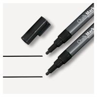 Actual product image Sigel Artverum chalk marker 20 Round (1-2 mm) (Black, 2 mm, 2 x)