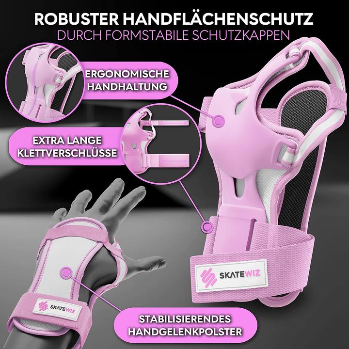 Image du produit Skatewiz Kit de protection (M, Protège-poignets, Genouillère, Coudes, 6 pièces)