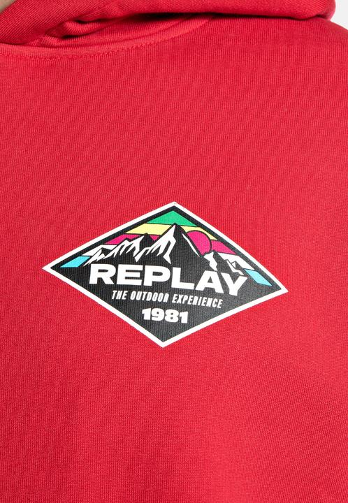 Actual product image Replay Kapuzensweatshirt Hoodie mit Logoprint und Kapuze (L)