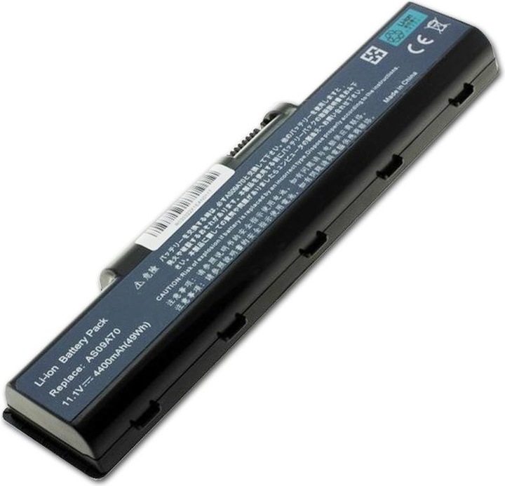 Actual product image AccuCell Battery suitable for GATEWAY NV5615U, NV5614U, NV5610U, NV5606U, NV5602U, NV58 (6 Cells, 4400 mAh)
