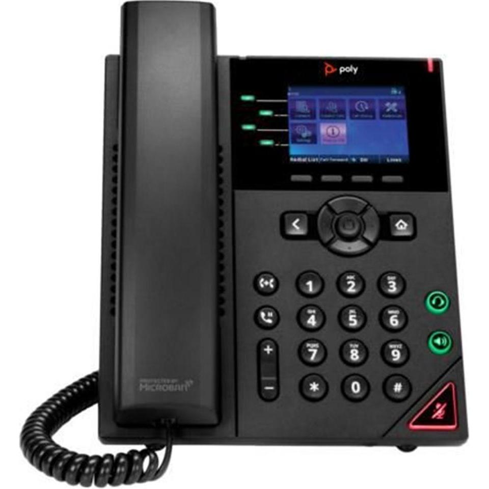 HP VVX 250 4-Line IP Phone and, Telefon