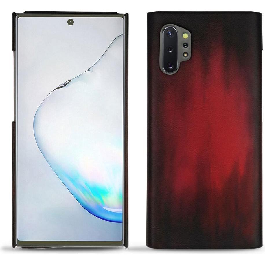Noreve Lederschutzhülle (Samsung Galaxy Note 10+), Smartphone Hülle, Rot