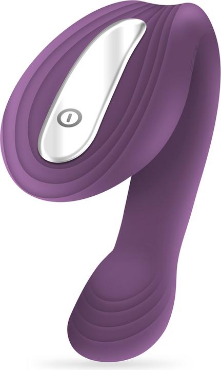 Crushious Pleasuriser - Rechargeable Vibrator with Waterbased Lubricant - 1.7 fl oz / 50 ml - Purple